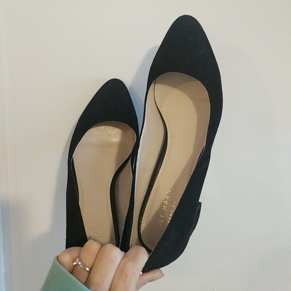 Cole haan black shoes heels